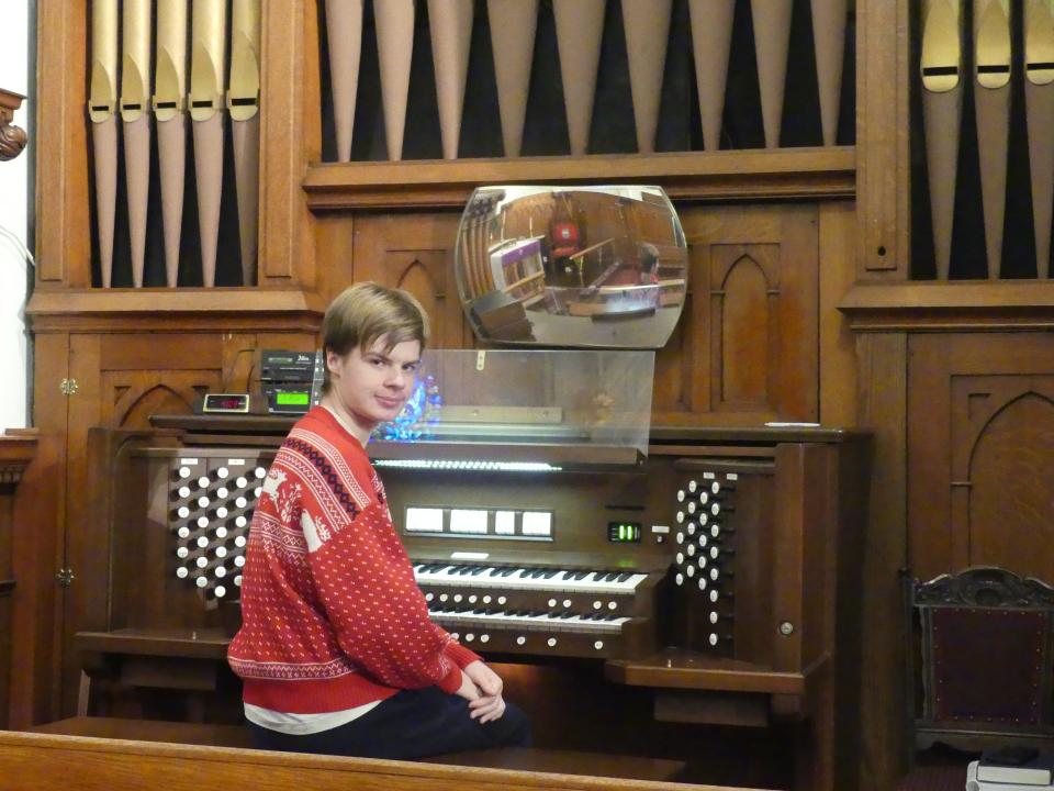 Ethan Morris is the organist for St. Paul's Episcopal Church in Chillicothe.