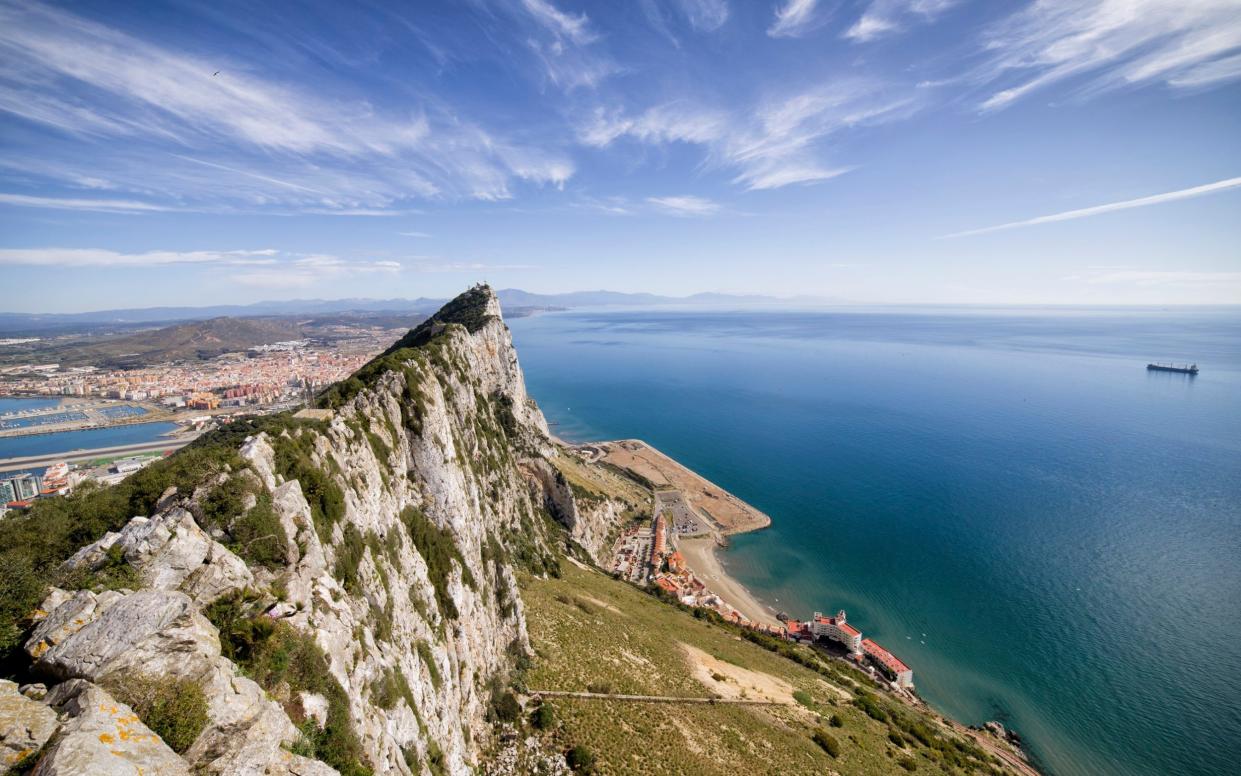 Gibraltar Rock, Mediterranean Sea