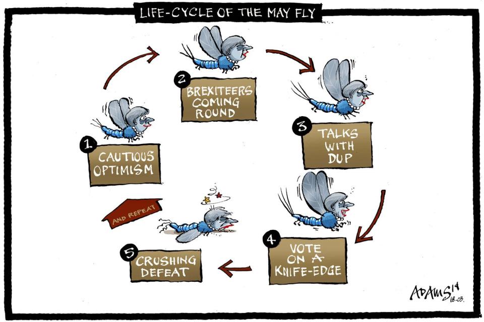 Evening Standard cartoonist Christian Adams' view today