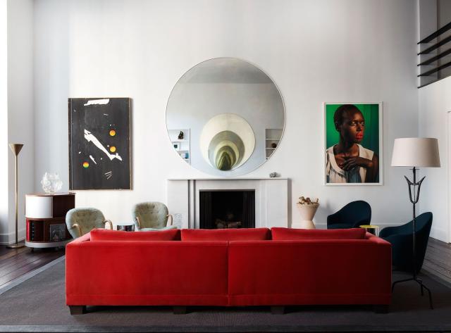 Plaid Sofa - Midtown Furniture