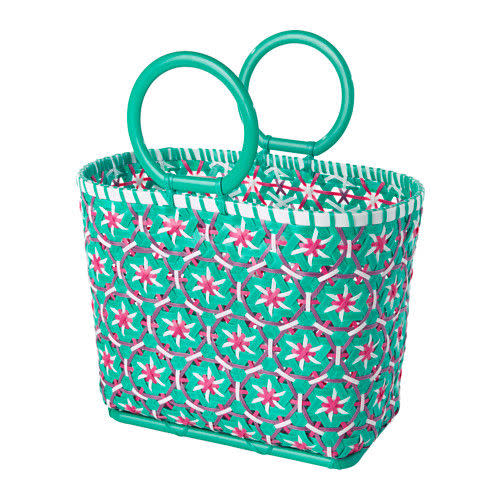 Pink and Green Picnic Basket