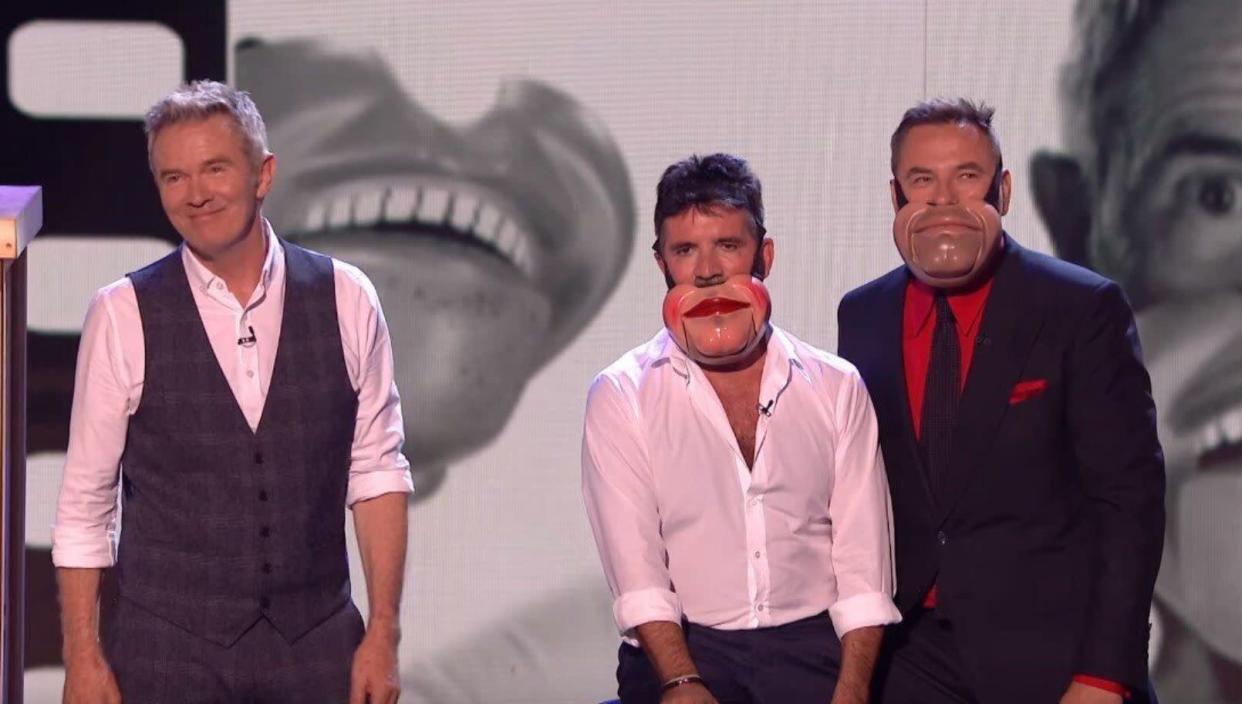 Britain's Got Talent contestant Jimmy Tamley brought Simon Cowell and David Walliams onto the stage for his semi-final act  (ITV)