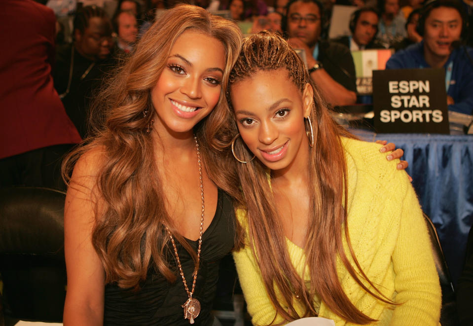 Beyonce and Solange Knowles