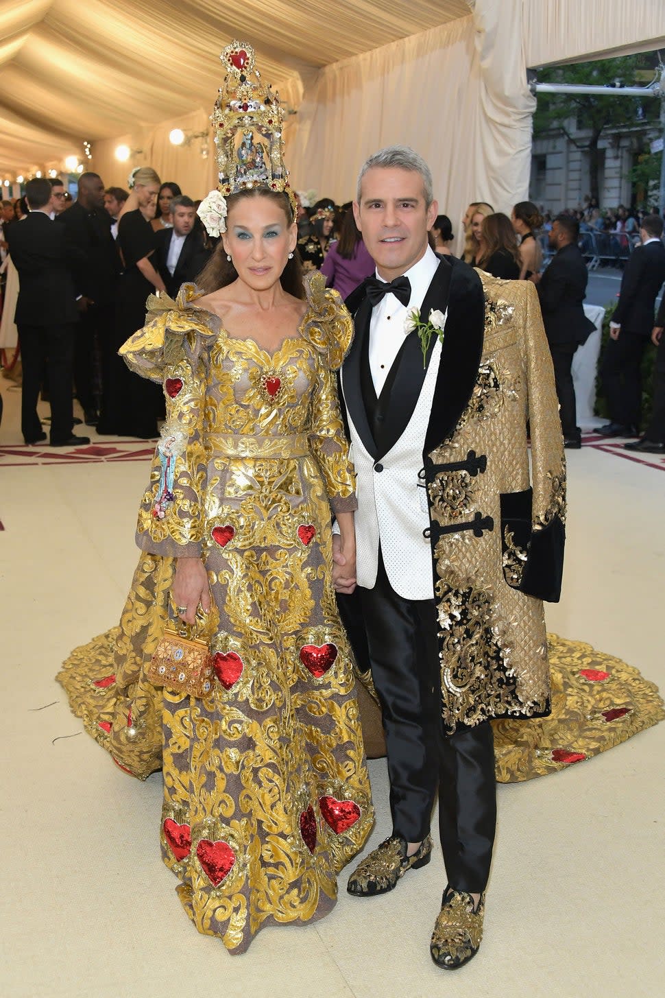 Sarah Jessica Parker and Andy Cohen