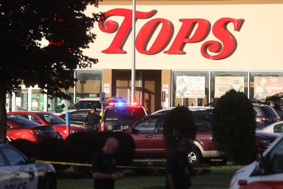 10 people were killed and three others injured in a shooting at a Buffalo, NY grocery store on May 14, 2022.  The 18-year-old from Conklin, NY allegedly shot people inside and outside of the Tops Friendly Market and was motivated by hate, authorities said.  11 of the 13 people shot were Black.