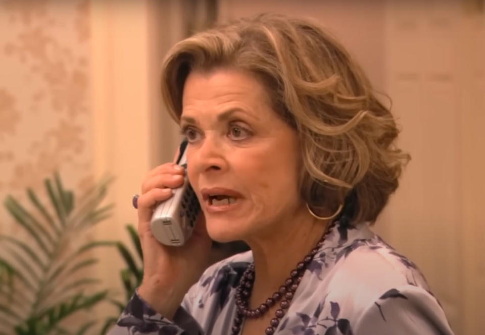 Lucille Bluth on the phone