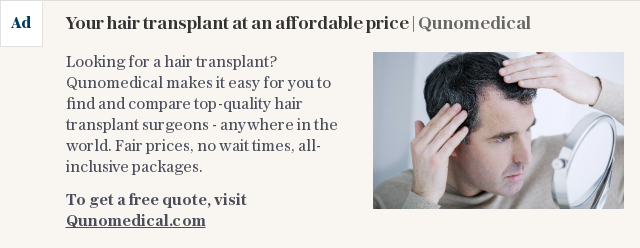 Your hair transplant at an affordable price | Qunomedical