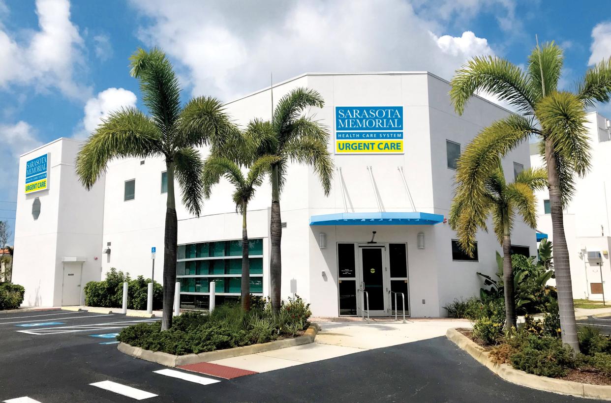 Sarasota Memorial Health Care System opened a new urgent care center Monday at 8431 Pointe Loop Drive, near the intersection of U.S. 41 and Jacaranda Boulevard. It replaces a former Gulf Coast Medical Group family practice that closed in 2022, along with the closure of ShorePoint Venice hospital. The center is open daily from 8 a.m. to 8 p.m. The center’s phone number is 941-261-6800. For more information visit https://smhurgentcare.com.