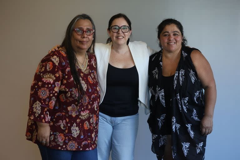 Daniela Cristaldo, Miriam Soledad Irala González y Silvina Cardozo