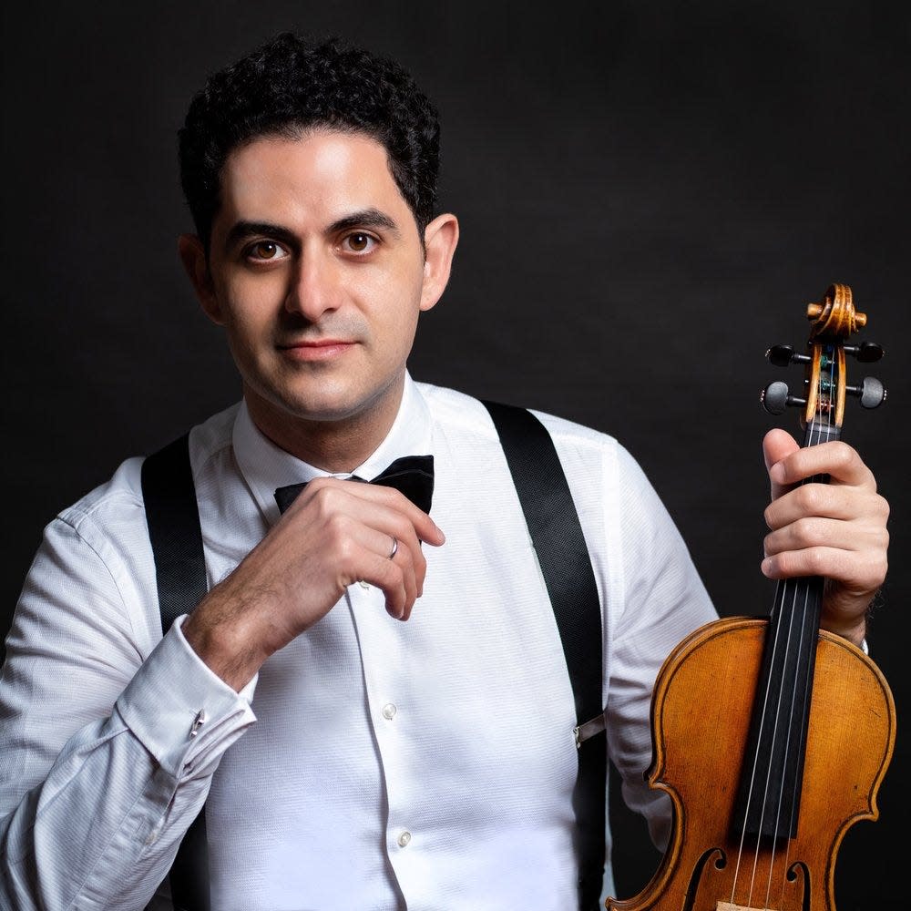 Violinist Arnaud Sussmann, artistic director of the Chamber Music Society of Palm Beach.