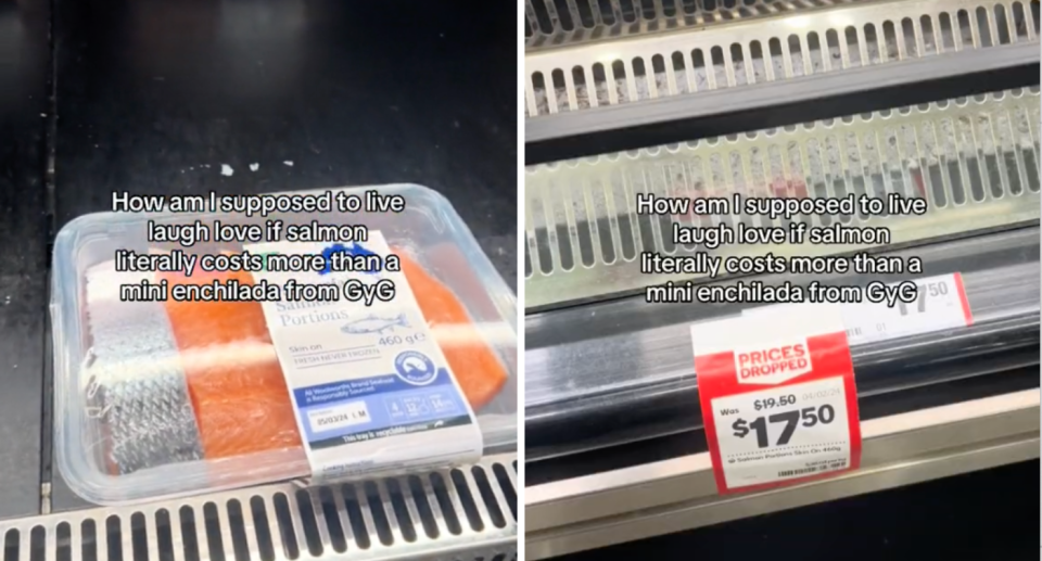 Jenny Blenk Woolworths salmon prices