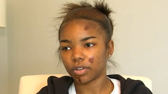 North Carolina teenager Eziya Bowden, 17, is safe following a terrifying experience with a Lyft driver in Raleigh, North Carolina. (Photo: Screenshot/YouTube.com/ABC 11)