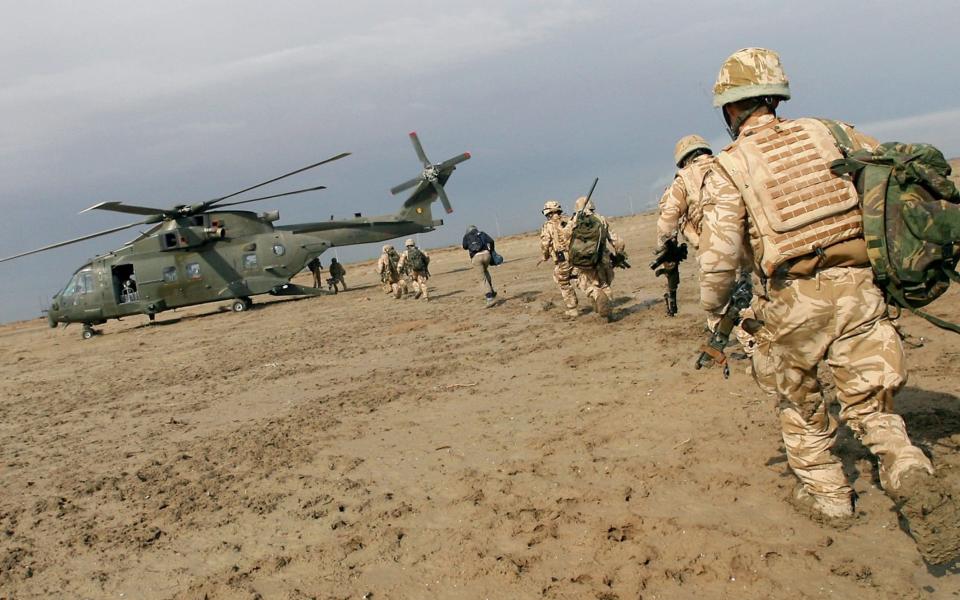 British soldiers in Basra  - Lewis Whyld/PA