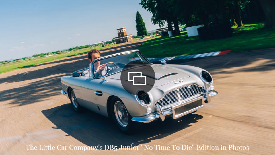 Driving the Little Car Company's DB5 Junior No Time To Die Edition.