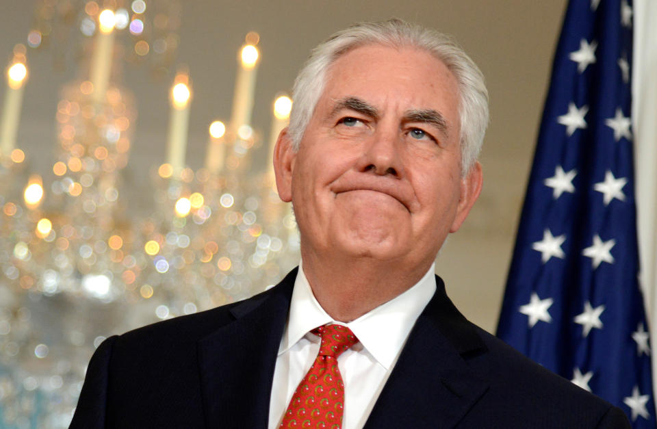 U.S. Secretary of State Rex Tillerson says of Washington: &ldquo;This is a town that seems to relish gossip, rumor, innuendo, and they feed on it." (Photo: Mike Theiler / Reuters)