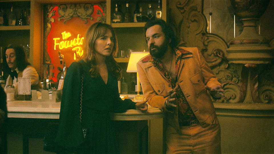 Jake Johnson and Ophelia Lovibond in Minx