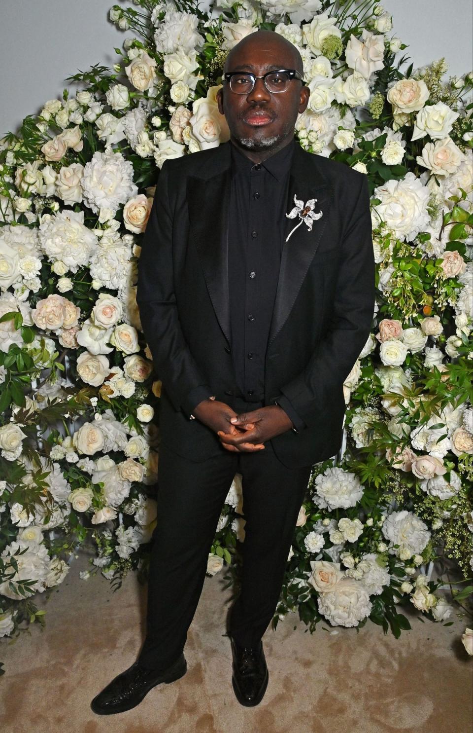 Edward Enninful at a party hosted by British Vogue and Chopard (Dave Benett)
