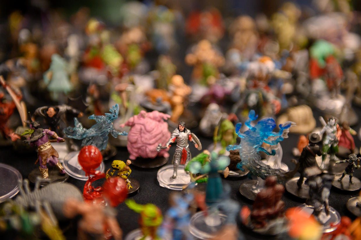 Dungeons and Dragons game figurines