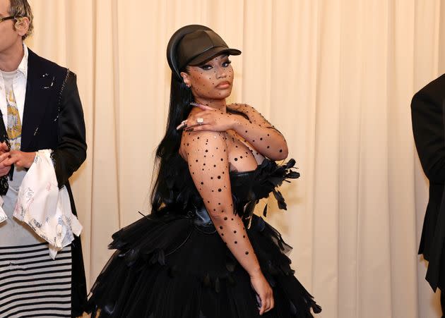 Nicki Minaj arrives at The 2022 Met Gala Celebrating 
