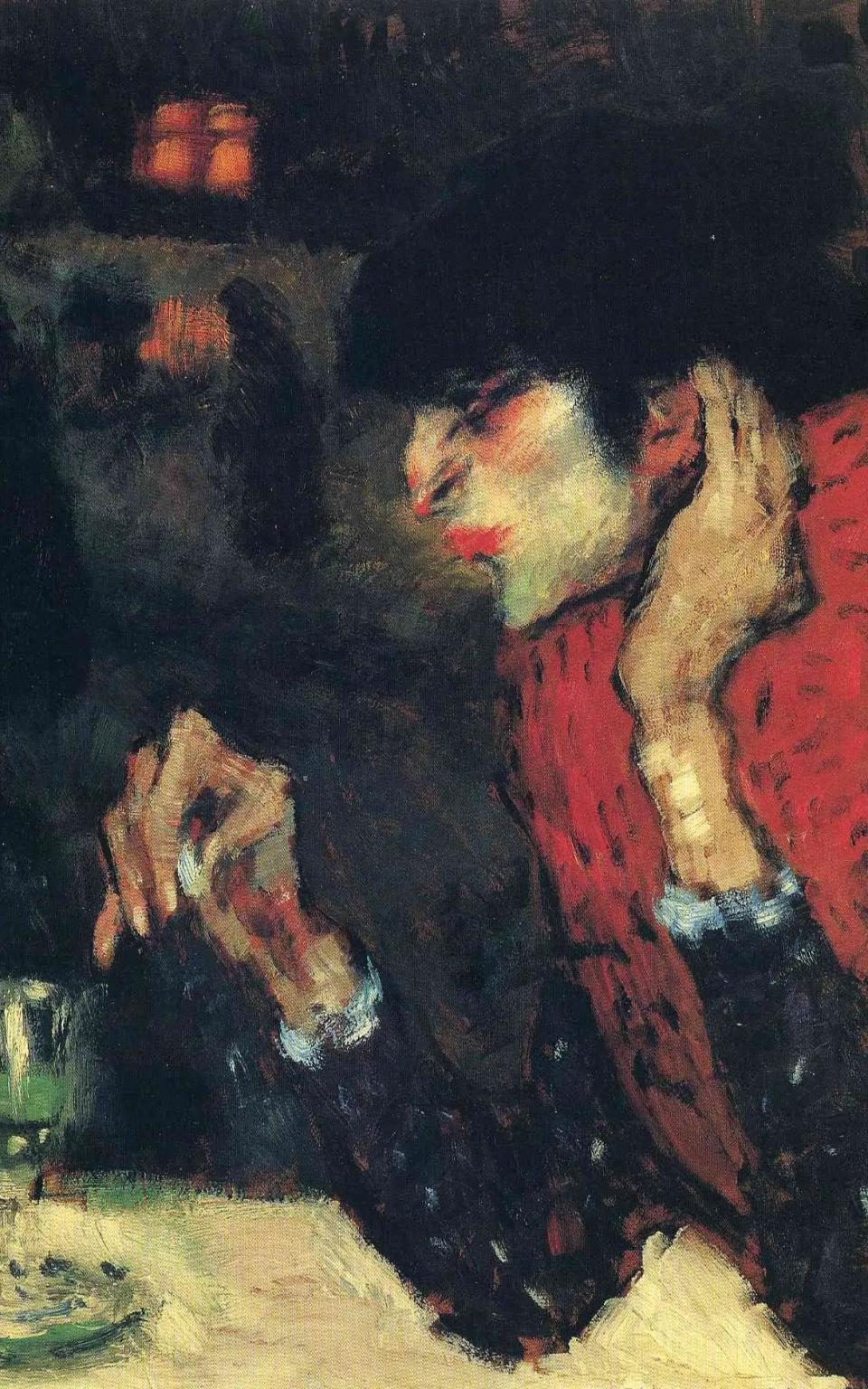 Picasso's The Absinthe Drinker , 1901, was part of the Gershwin collection