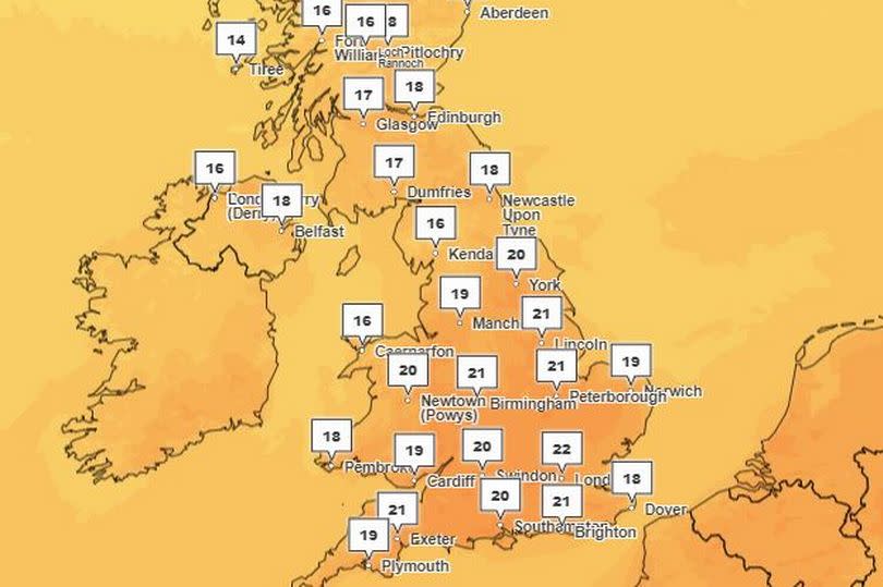 It should feel warmer next week