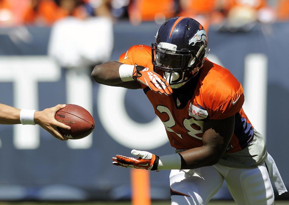Montee Ball was drafted in the second round by the Denver Broncos in 2013. (AP Photo)