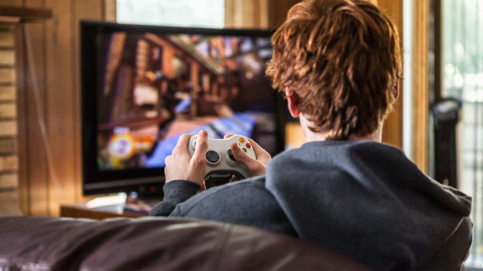 PHOTO: A person plays a video game in an undated stock photo.  (STOCK PHOTO/Getty Images)