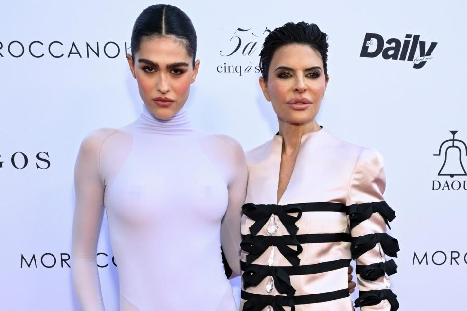 <p>Gilbert Flores/Variety via Getty</p> Amelia Gray Hamlin (left) and Lisa Rinna at the 8th Annual Fashion Los Angeles Awards