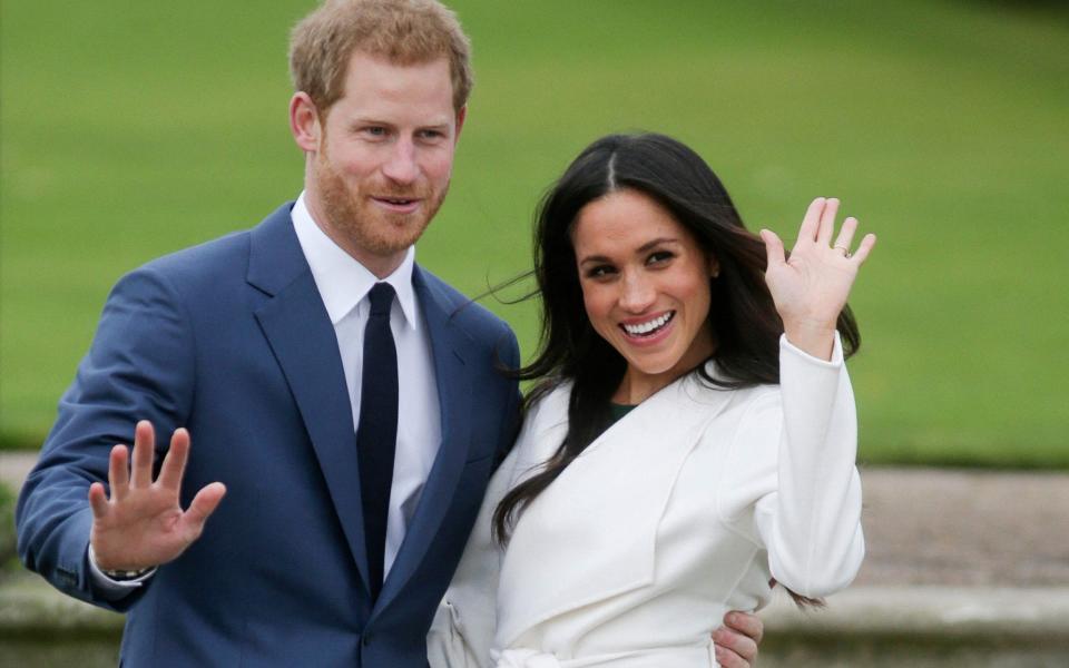 'Now my husband': The Duchess is, in fact, married to Prince Harry - DANIEL LEAL-OLIVAS/AFP