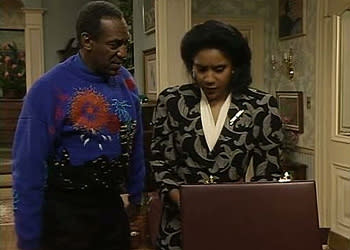 <div class="caption-credit"> Photo by: Billcosby.com</div>Many of Cosby's most iconic sweaters were designed by Koos Van Den Akker, who incorporated different textures into the mix. <br>