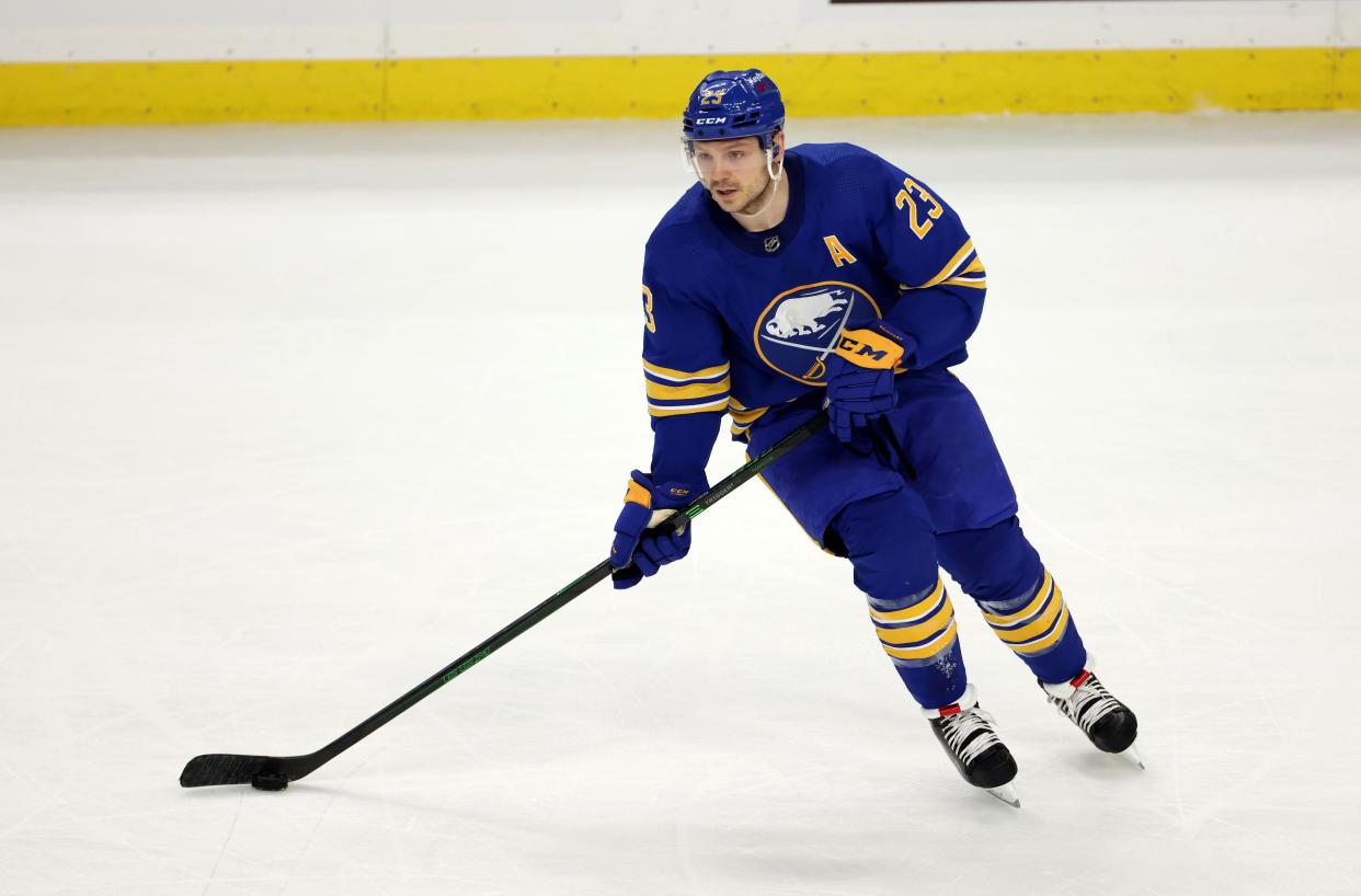 The Buffalo Sabres traded center Sam Reinhart to the Florida Panthers.