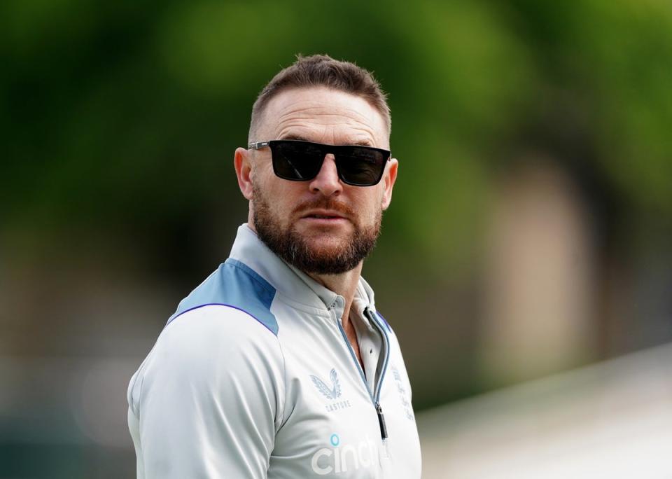 Brendon McCullum called Pope to say he was being promoted up the order (PA) (PA Wire)