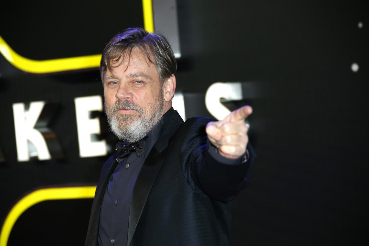 Mark Hamill bei der Premiere von „Das Erwachen der Macht“ in Los Angeles. (Bild: AP Images)