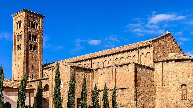 Dante's tomb is in the 13th-century Basilica di San Francesco.