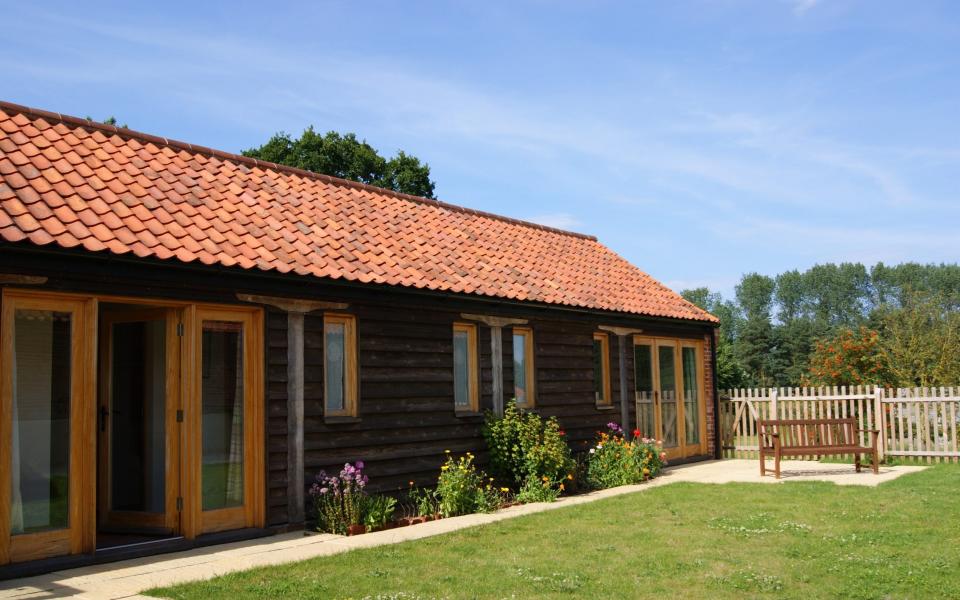 One of the rental properties at North Farm in Norfolk