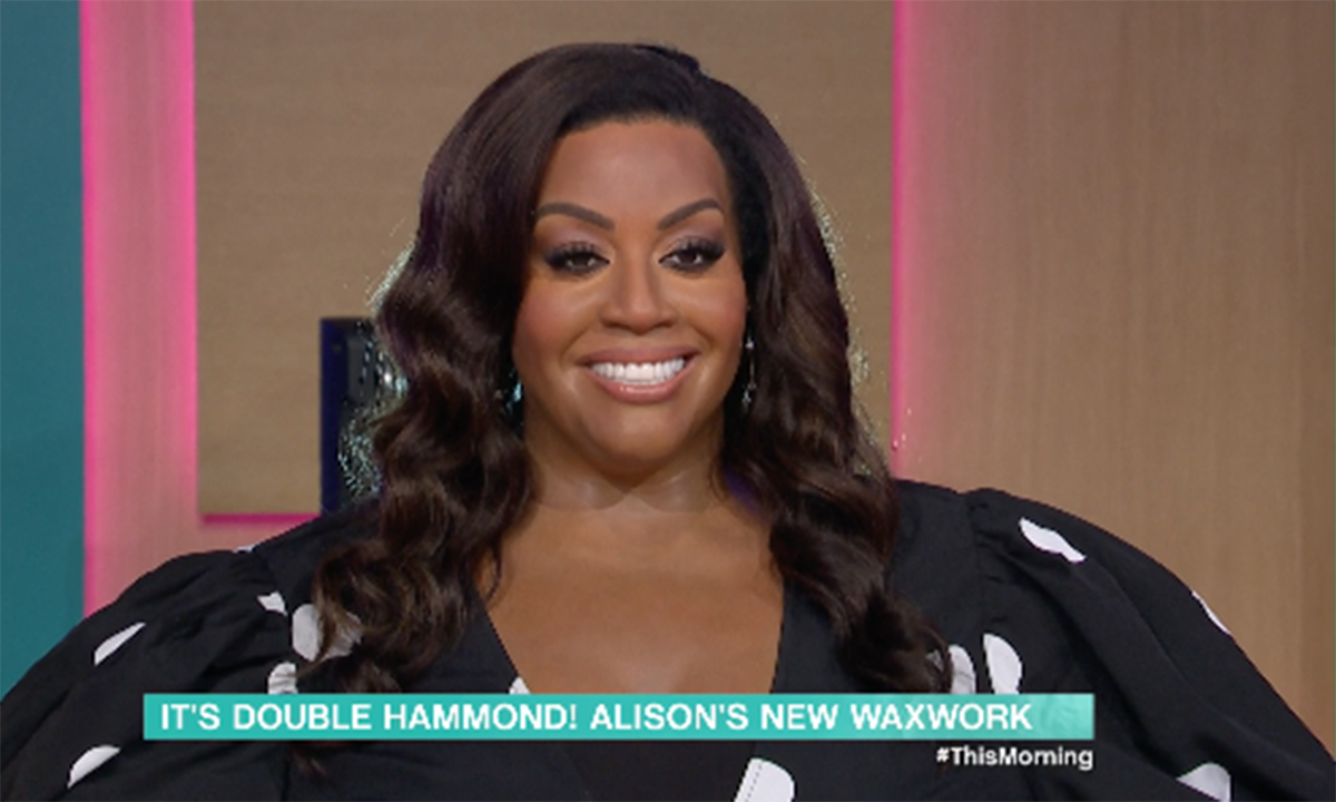 This Morning unveiled Alison Hammond's Madame Tussauds waxwork. (ITV)