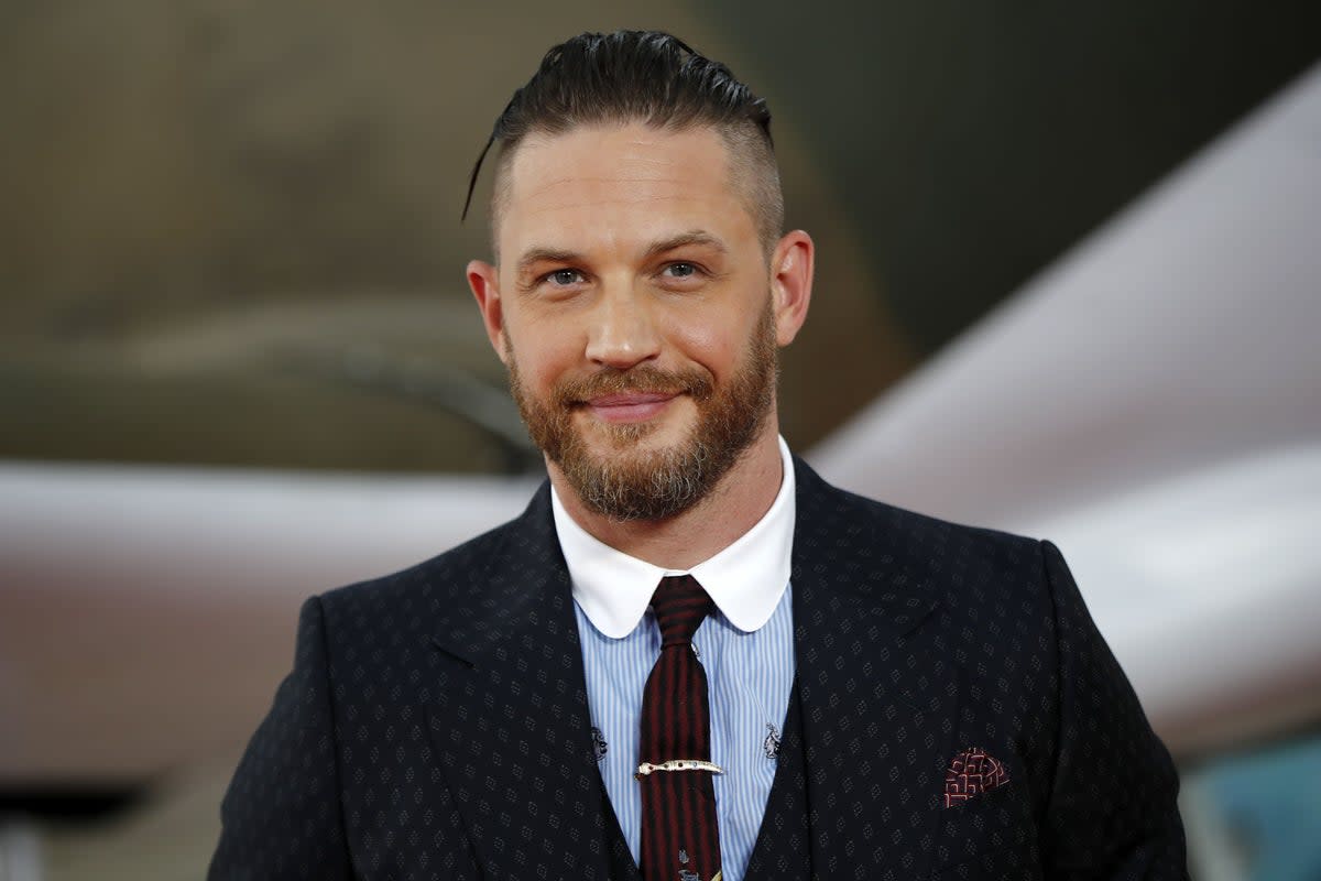 Tom Hardy has not responded to the claim (AFP via Getty Images)