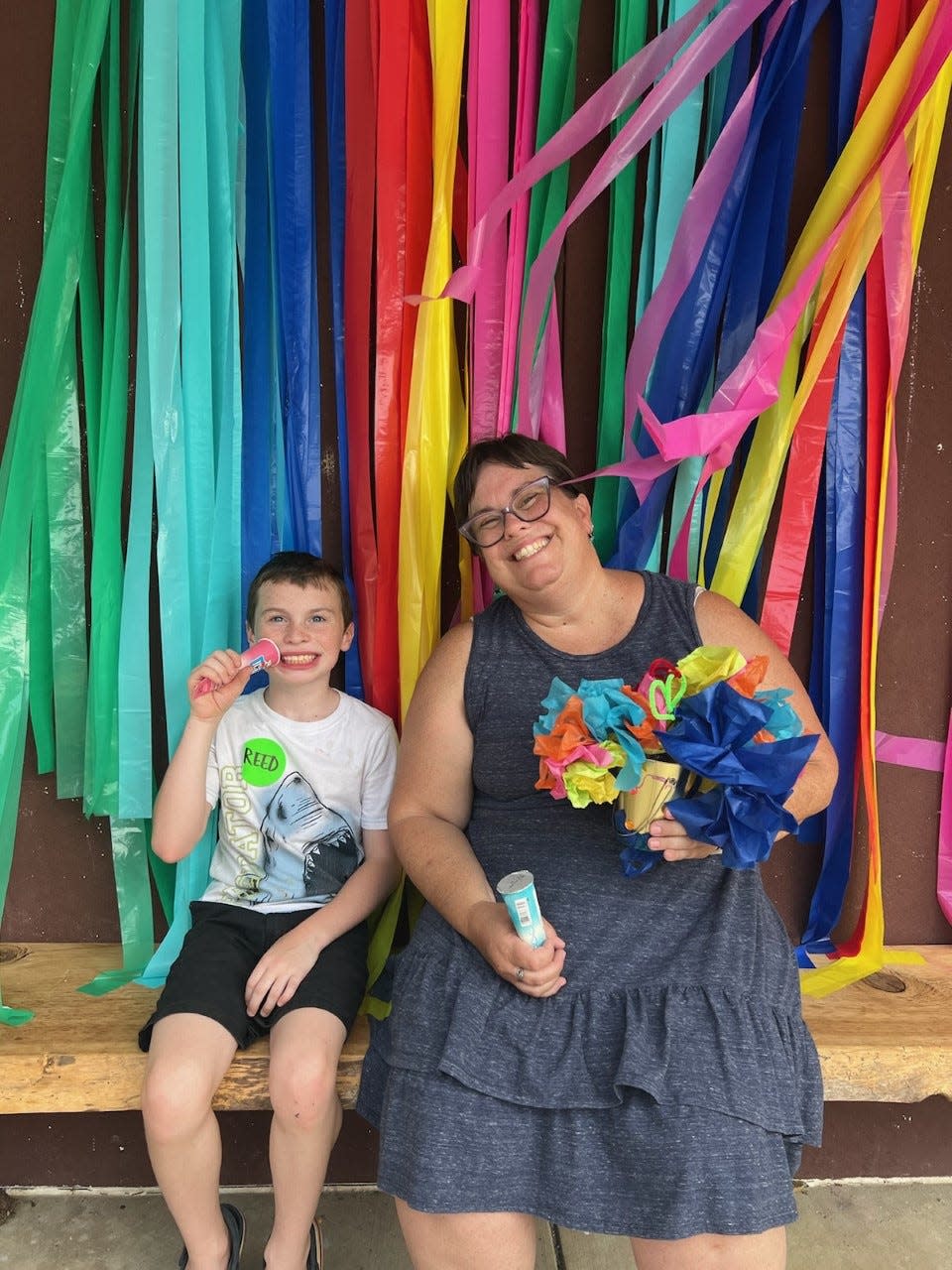 Nicole Willis, Roslyn Carney's best friend, said Carney's son Reed Fallon Carney, a Brush Creek Elementary fourth grade student pictured here with his mother, was "the love of her life."