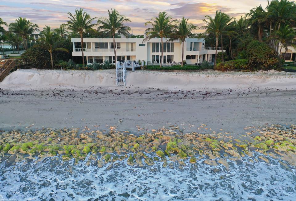 Aerial view of Jupiter Island, Florida home sold by Corcoran for $17.5 million. The home was reportedly bought by now-retired Alabama head football coach Nick Saba.