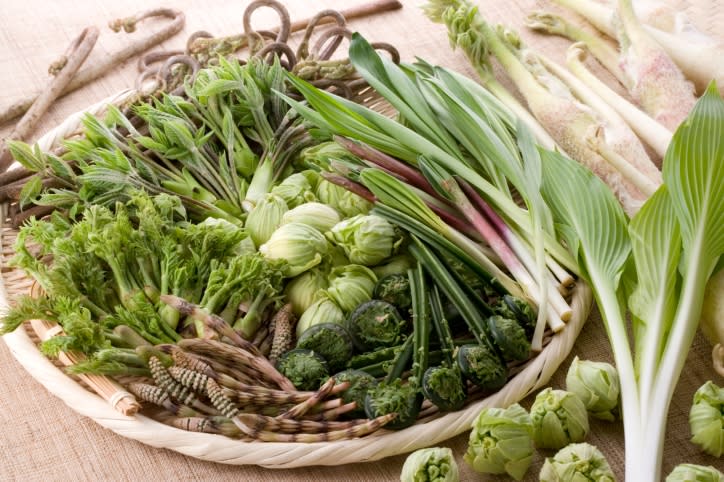 Spring vegetables