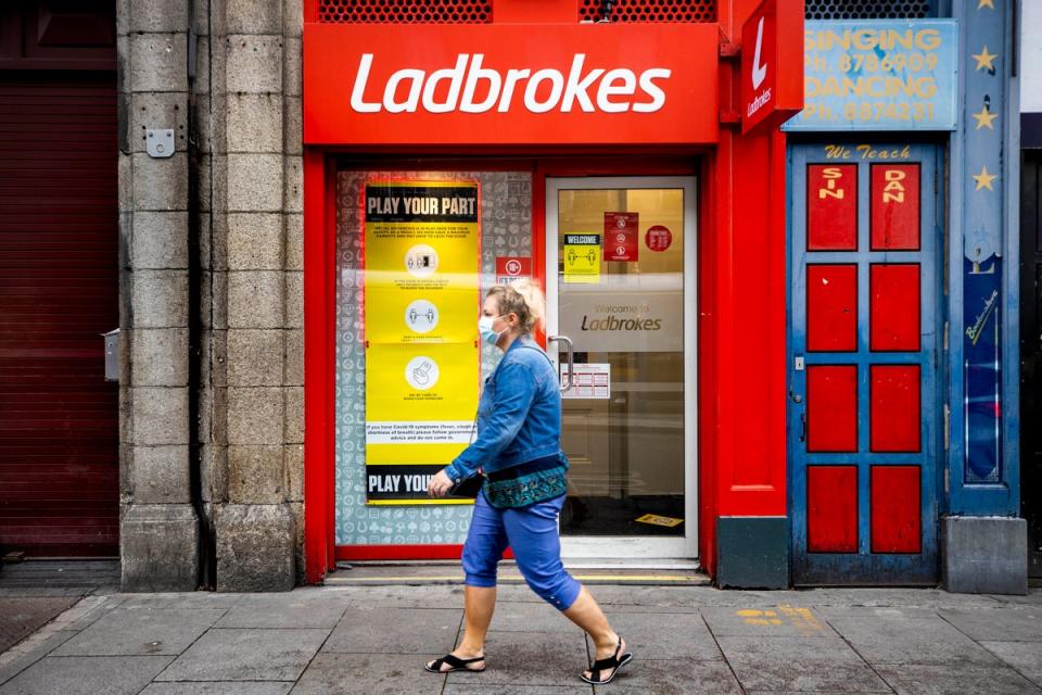 A Ladbrokes betting shop (Liam McBurney/PA) (PA Archive)