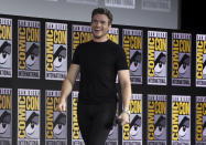 Richard Madden walks on stage at the Marvel Studios panel on day three of Comic-Con International on Saturday, July 20, 2019, in San Diego. (Photo by Chris Pizzello/Invision/AP)