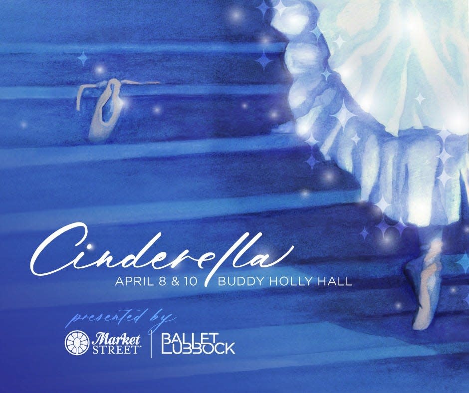 Join Ballet Lubbock is scheduled to perform the storybook classic "Cinderella" at 7:30 p.m. Friday, April 8, and 2 p.m. Sunday, April 10, at Buddy Holly Hall, 1300 Mac Davis Lane.