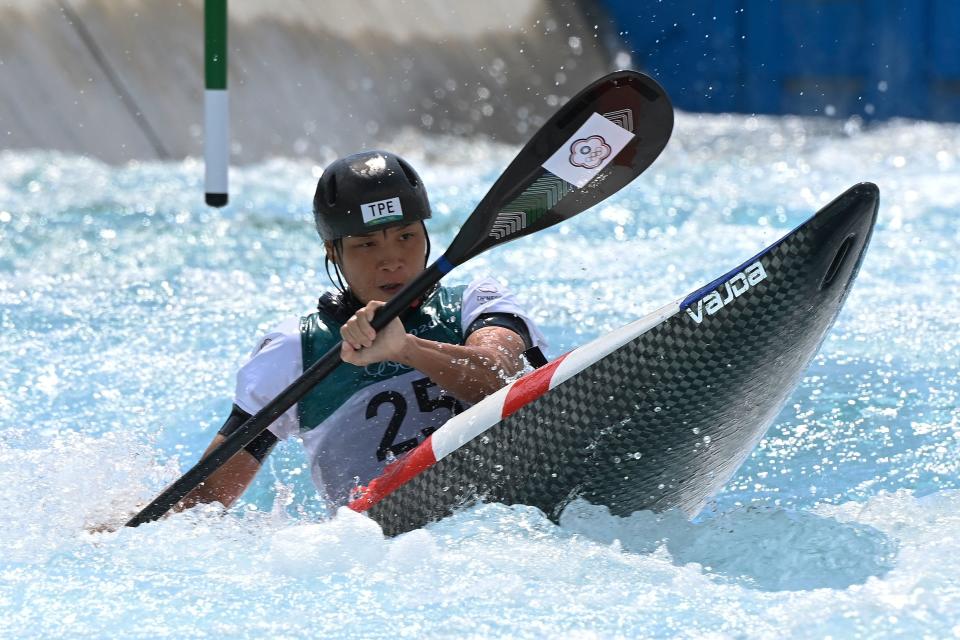 張筑涵出戰東京奧運。(Photo by Luis Acosta / AFP) (Photo by LUIS ACOSTA/AFP via Getty Images)