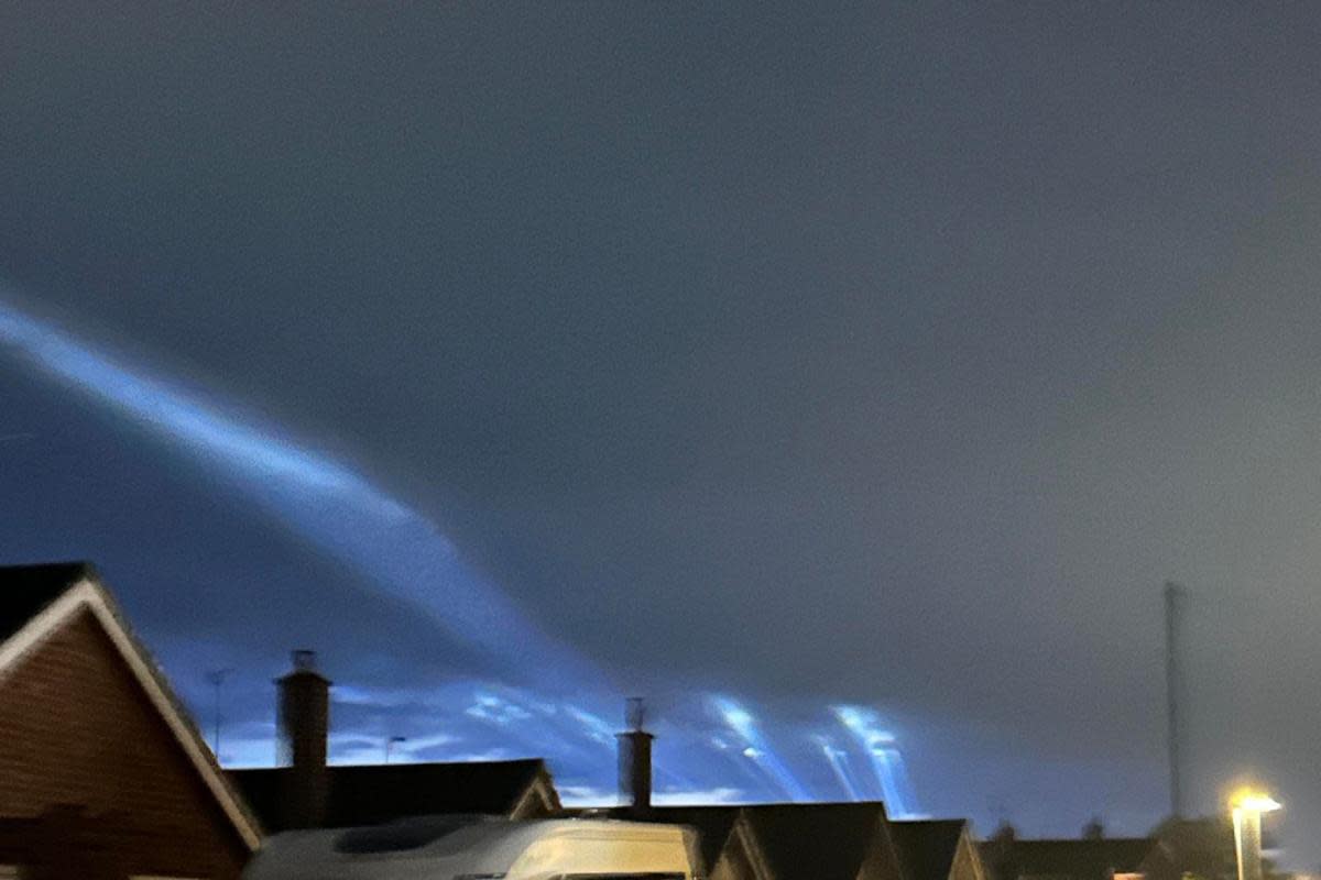 Lights were spotted moving and shining above Swindon <i>(Image: Sara Shoesmith)</i>