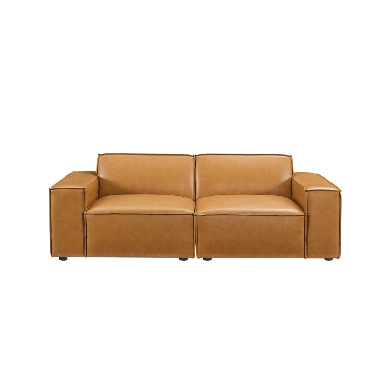 Modway Restore Vegan Leather Loveseat.