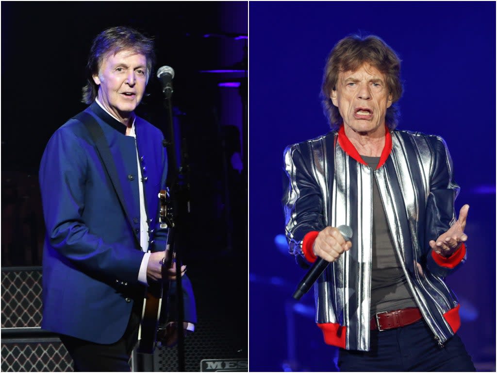 Paul McCartney calls The Rolling Stones a 'Blues Cover Band' (Getty Images)