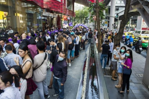 Queues stretched around the block Thursday as Thais waited for the chance to taste the US chain's tacos