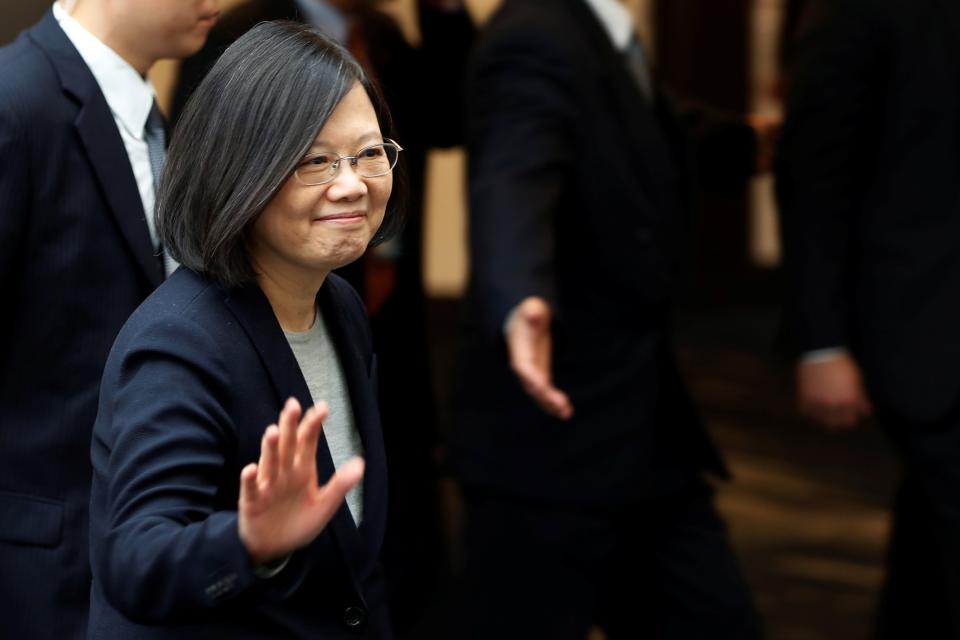 <p>No. 8: Tsai Ing-Wen<br> President of Taiwan<br> (Reuters) </p>