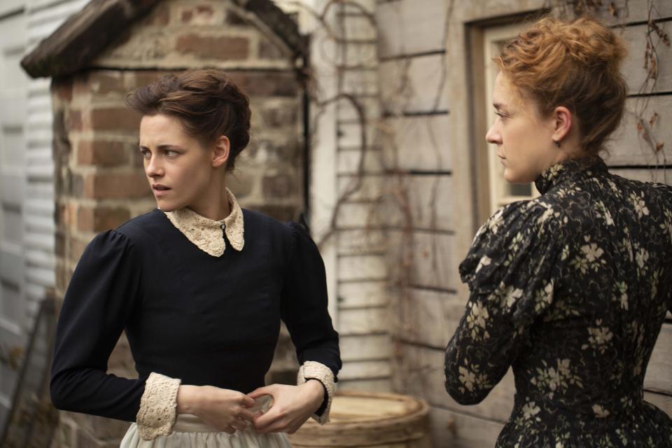Kristen Stewart and Chloë Sevigny in LIZZIE



Photo credit: Eliza Morse



Courtesy of Saban Films and Roadside Attractions